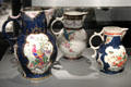 Steatitic cabbage-leaf jugs by Worcester of England at Gardiner Museum. Toronto, ON.