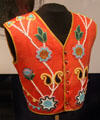 Ojibwe beaded vest at Royal Ontario Museum. Toronto, ON.