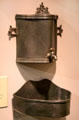 Pewter lavabo & basin from Germany or Austria at Royal Ontario Museum. Toronto, ON.