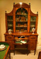 Sheraton-style break-front cabinet with drop-front desk from England at Royal Ontario Museum. Toronto, ON.