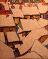 Housetops in the Ward painting by A.J. Casson at Art Gallery of Ontario. Toronto, ON.