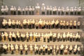 Collection of molded busts of prominent persons made in England at Art Gallery of Ontario. Toronto, ON.