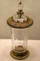 Rock crystal beaker with gilded silver cover by Albrecht Biller from Augsburg, Germany at Art Gallery of Ontario. Toronto, ON.