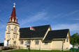 St Marks Anglican Church with board & batten walls. Kensington, PE.