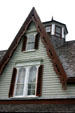 Gothic barge boards of Yeo House. PE