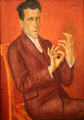 Portrait of Lawyer Hugo Simons by Otto Dix at Montreal Museum of Fine Arts. Montreal, QC.