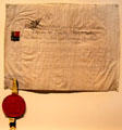 Letter Patent of Ennoblement signed by Napoleon I at Montreal Museum of Fine Arts. Montreal, QC.