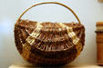 Cree willow basket at Royal Saskatchewan Museum. Regina, SK.