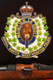 Royal North West Mounted Police emblem at RCMP Heritage Center. Regina, SK.