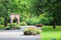 Plant & flower gardens near Hamburg Messe. Hamburg, Germany
