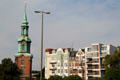 Trinity Church & residential housing. Hamburg, Germany.