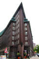 Chilehaus major work of brick expressionist architecture in Germany in office district. Hamburg, Germany