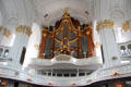 Organ at St Michael's Church. Hamburg, Germany.