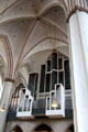 Organ loft in St Peter's Church. Hamburg, Germany.