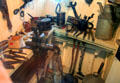 Tools on board Rickmer Rickmers museum sailing ship. Hamburg, Germany.