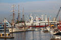 Windjammer Mare Frisium, three masted schooner, used for events and multi-day passenger excursions. Hamburg, Germany.