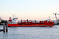 Unifleet Alina on Elbe River. Hamburg, Germany.