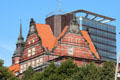 Federal Maritime & Hydrographic Agency of Germany on hill above St Pauli Pier. Hamburg, Germany.