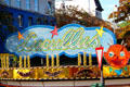 Gaudy advertising sign for Reeperbahn establishment. Hamburg, Germany.