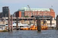 Niederhafen near Hamburg New City. Hamburg, Germany.