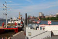 Altona, the western part of greater Hamburg, on the Elbe River. Hamburg, Germany.