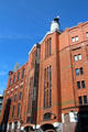 Modern brick building in Altona borough. Hamburg, Germany.