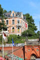 Mansion in 19th-early 20thC style situated on hill in Altona borough. Hamburg, Germany.