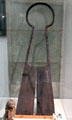 Cloth shears for smoothing the surface of felt at Hamburg History Museum. Hamburg, Germany.