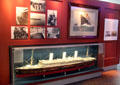 Express Steamer Imperator ceded to Allies after WWI & used by Cunard-White Star line as Berengaria at Hamburg History Museum. Hamburg, Germany.