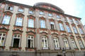 Preysing Palace Rococo Theatinerstraße facade. Munich, Germany.