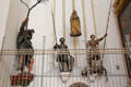 Carvings of Sts Christopher & George + others at Frauenkirche. Munich, Germany.