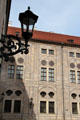 Exterior wall decorations in courtyard at Munich Residenz. Munich, Germany.
