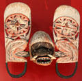 Carved mask from northern New Ireland Polynesia at Five Continents Museum. Munich, Germany.