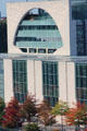 Facade design of German Chancellery building. Berlin, Germany