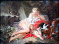 Venus & Amor painting by François Boucher at Berlin Gemaldegalerie. Berlin, Germany.