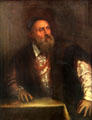 Self portrait by Titian at Berlin Gemaldegalerie. Berlin, Germany.