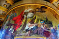 Germania detail of Unification of Prussian Reich mosaic by Anton von Werner at Victory Column. Berlin, Germany