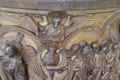 Winged eagle of St John Evangelist on baptismal font from Lower Saxony at Bode Museum. Berlin, Germany.