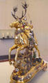 Diana Riding Deer silver statue with gems by Paulus Ättinger from Regensburg at Bode Museum. Berlin, Germany