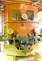 Electric locomotive for Swiss Rhätischen railroad at German Museum of Technology. Berlin, Germany.