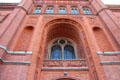 Terra cotta friezes of Rotes Rathaus. Berlin, Germany.