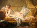 Reclining Girl painting by François Boucher at Wallraf-Richartz Museum. Köln, Germany.