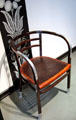 Armchair from Vienna postal savings office by Otto Wagner & made by Fa. Thonet of Vienna at Hamburg Decorative Arts Museum. Hamburg, Germany.