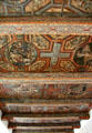 Renaissance era painted ceiling at Gottorf Palace. Schleswig, Germany.