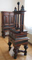 Oak & ebony press for linen or books? at Schleswig Holstein State Museum. Schleswig, Germany
