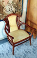 Armchair by follower of Henry van de Velde at Schleswig Holstein State Museum. Schleswig, Germany.