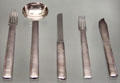 Silverware by Wenzel Hablik at Schleswig Holstein State Museum. Schleswig, Germany.