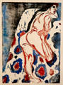 Movement while Prone painting by Ernst Ludwig Kirchner at Schleswig Holstein State Museum. Schleswig, Germany.