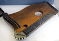 Diagonal zither by Carl Ferdinand Haupt from Dresden at Deutsches Museum. Munich, Germany.