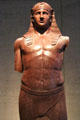 Egyptian-style Roman statue of Antinous of marble from Hadrian's Villa in Tivoli at Museum Ägyptischer Kunst. Munich, Germany.